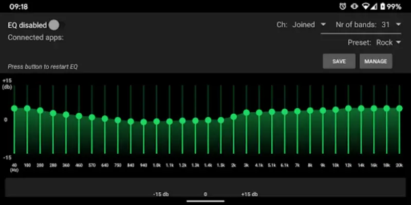 SpotEQ31 - 31 Band Equalizer android App screenshot 0