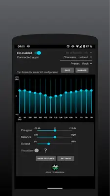 SpotEQ31 - 31 Band Equalizer android App screenshot 3