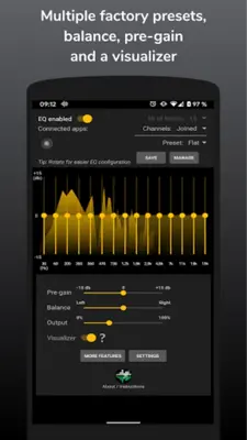 SpotEQ31 - 31 Band Equalizer android App screenshot 7